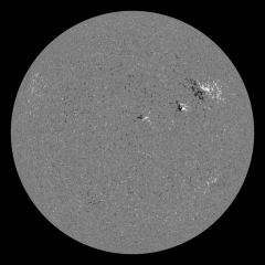 Image of Sun's magnetic field