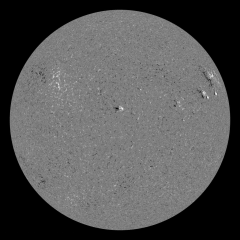 Image of Sun's magnetic field