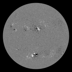 Image of Sun's magnetic field