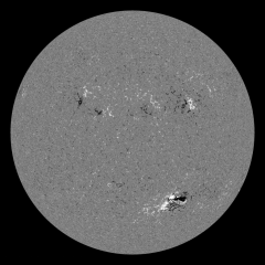 Image of Sun's magnetic field