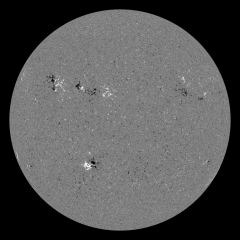 Image of Sun's magnetic field