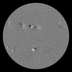 Image of Sun's magnetic field