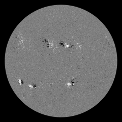 Image of Sun's magnetic field