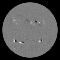 Image of Sun's magnetic field