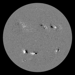 Image of Sun's magnetic field