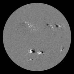 Image of Sun's magnetic field