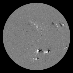 Image of Sun's magnetic field