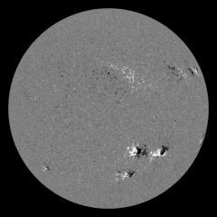 Image of Sun's magnetic field