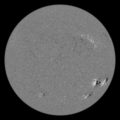 Image of Sun's magnetic field