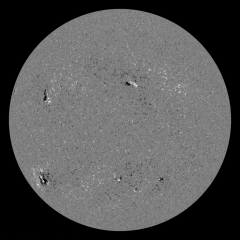 Image of Sun's magnetic field