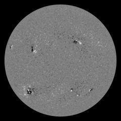 Image of Sun's magnetic field