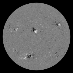 Image of Sun's magnetic field