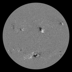 Image of Sun's magnetic field