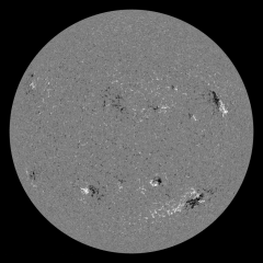 Image of Sun's magnetic field