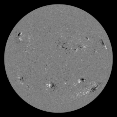 Image of Sun's magnetic field