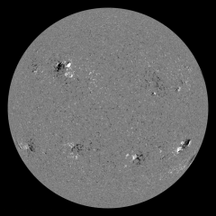 Image of Sun's magnetic field