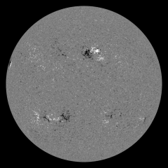 Image of Sun's magnetic field