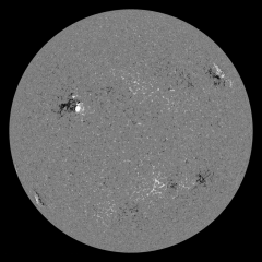 Image of Sun's magnetic field