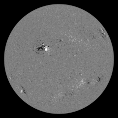 Image of Sun's magnetic field