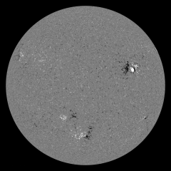 Image of Sun's magnetic field