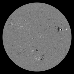 Image of Sun's magnetic field