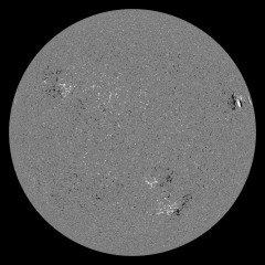 Image of Sun's magnetic field