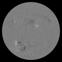 Image of Sun's magnetic field