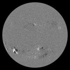 Image of Sun's magnetic field