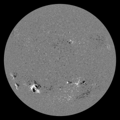 Image of Sun's magnetic field