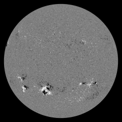 Image of Sun's magnetic field