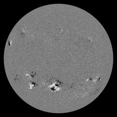 Image of Sun's magnetic field