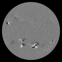 Image of Sun's magnetic field