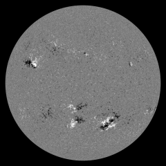 Image of Sun's magnetic field