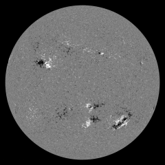 Image of Sun's magnetic field