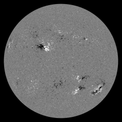 Image of Sun's magnetic field