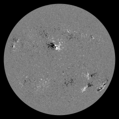 Image of Sun's magnetic field