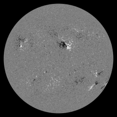 Image of Sun's magnetic field