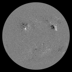 Image of Sun's magnetic field