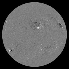 Image of Sun's magnetic field