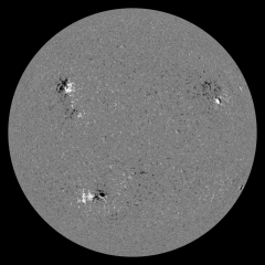 Image of Sun's magnetic field