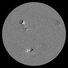 Image of Sun's magnetic field