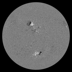 Image of Sun's magnetic field