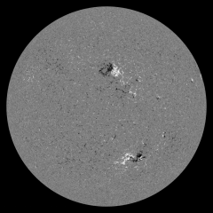 Image of Sun's magnetic field