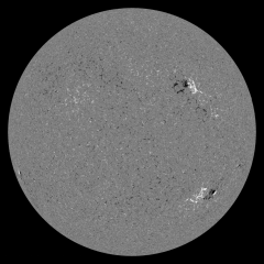 Image of Sun's magnetic field