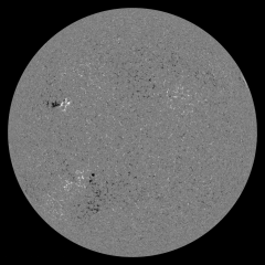 Image of Sun's magnetic field