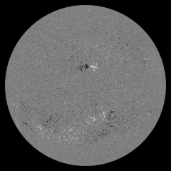 Image of Sun's magnetic field