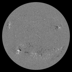 Image of Sun's magnetic field