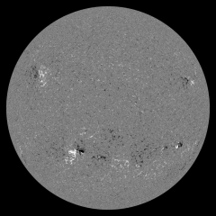 Image of Sun's magnetic field