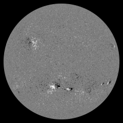 Image of Sun's magnetic field