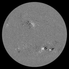 Image of Sun's magnetic field